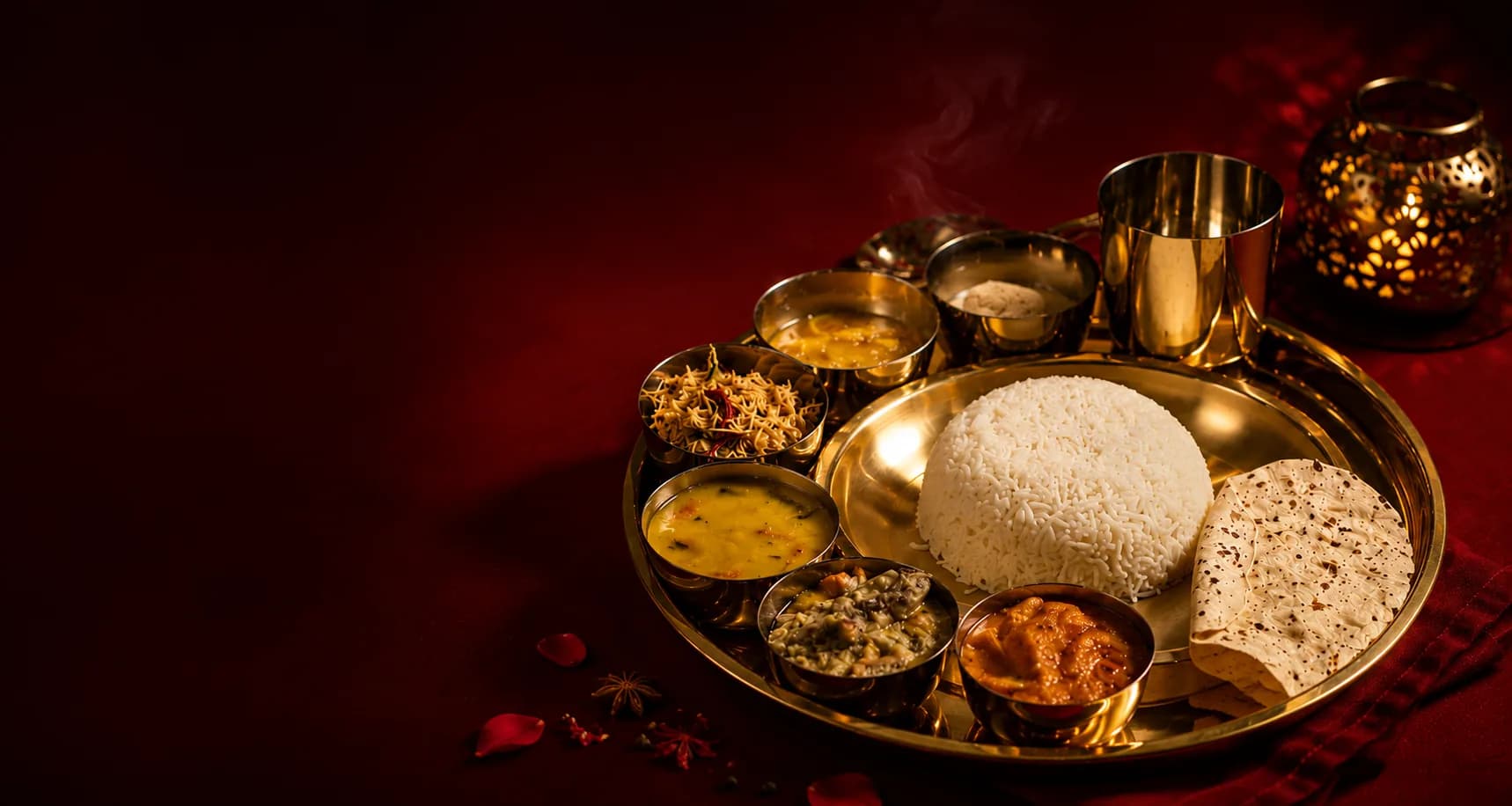 Thali served at The Chaarpai Dhaba & Restaurant