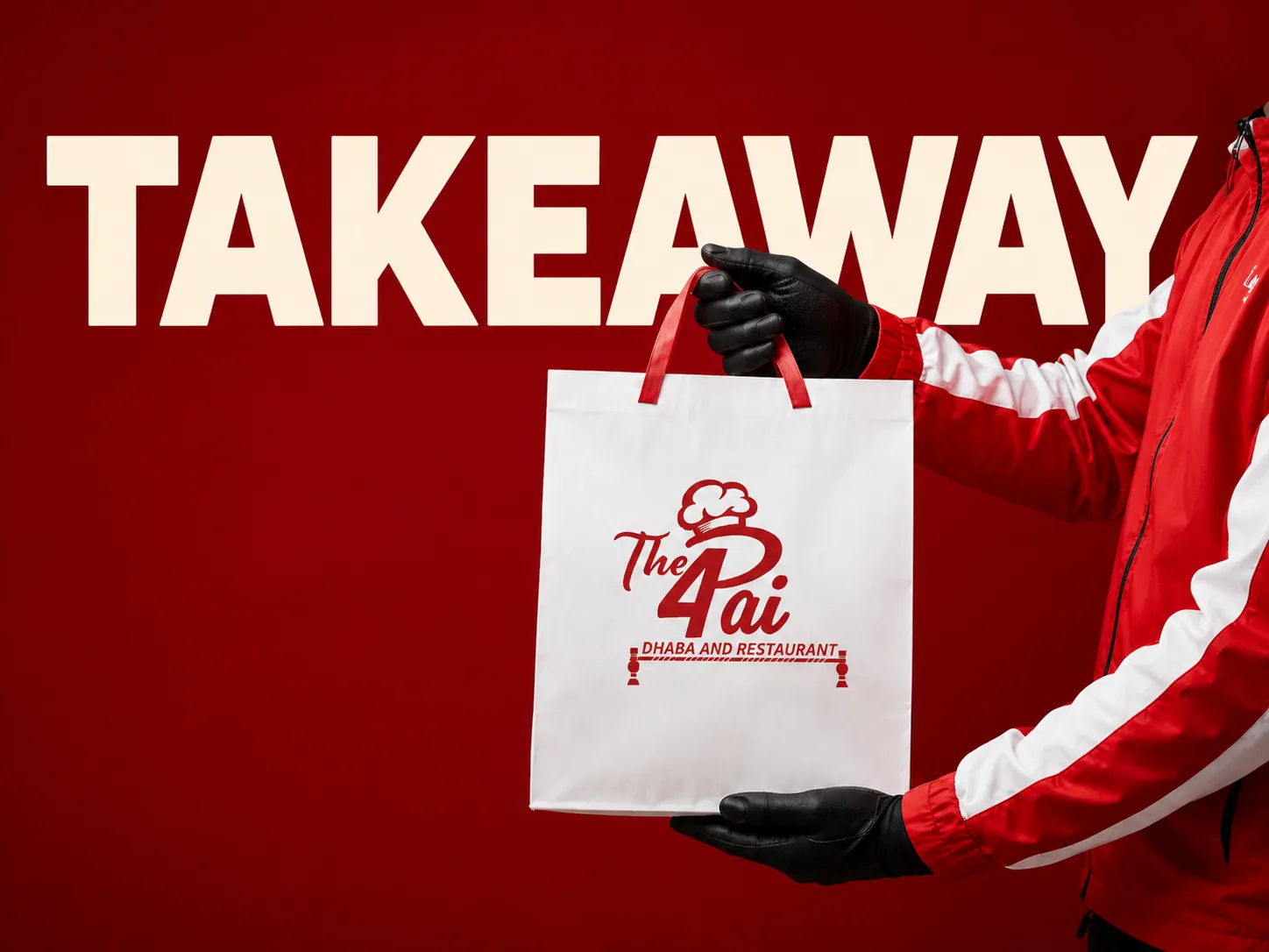 Takeaway bag from The Chaarpai Dhaba & Restaurant
